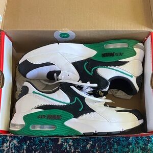 Nike Air Max Excee White/Malachite Black and Green